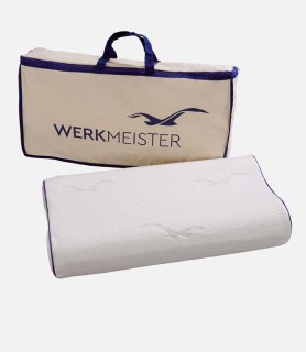 Werkmeister / Talalay-Latexkissen L8 mit praktischer Tasche
