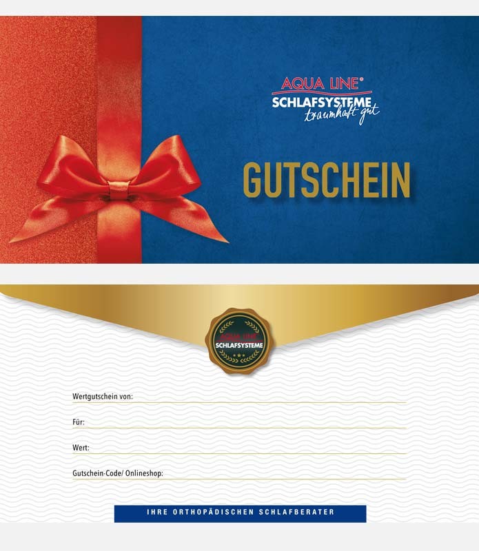 AQUA Line Geschenkgutschein