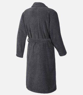 Joop Frottier-Herrenbademantel anthrazit hinten
