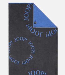 Joop Strandtuch anthrazit/hellblau