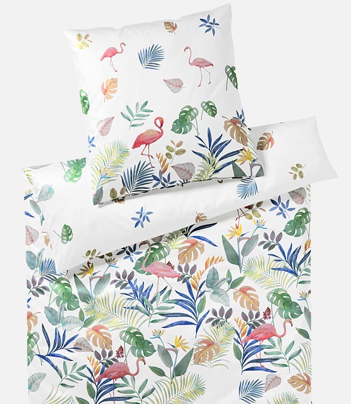 Bettwäsche Elegante Flamingo