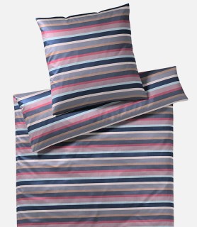 Bettwäsche Elegante Color Stripes Rouge