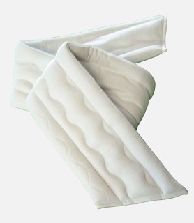 Textiltrennwand für das Wasserbett