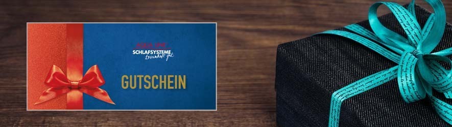 Geschenkgutscheine im AQUA LINE Shop